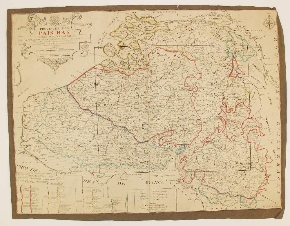 A collection of eleven unframed continental, country and regional maps, 18th century and later, to - Image 4 of 6