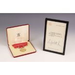 A post-war Civil Division EIIR British Empire Medal to Mrs Mary Winifred Diana Creswell, in original