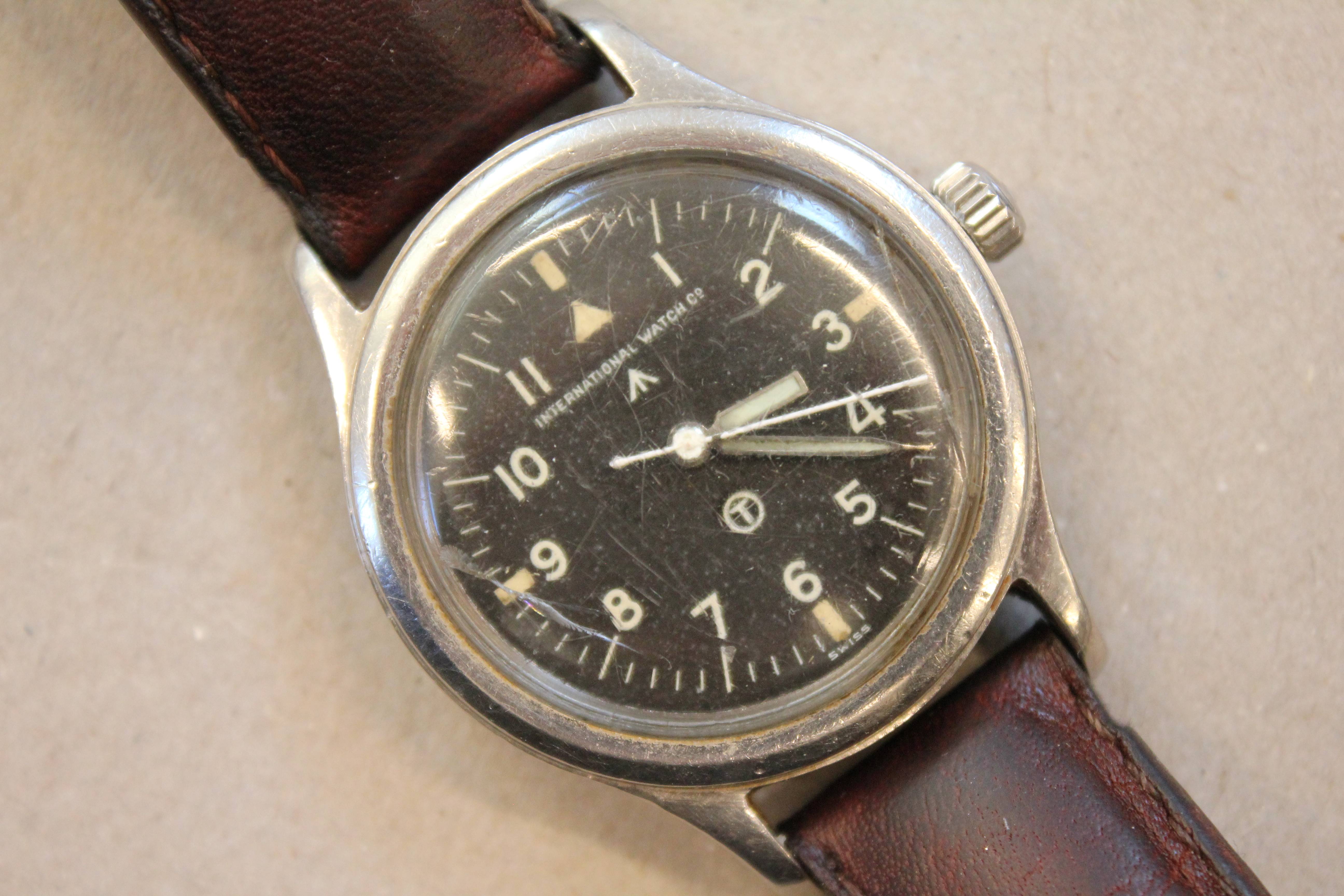 An International Watch Company (IWC) Military issue RAF Mark XI wristwatch, ref 6B/346, case - Image 11 of 11