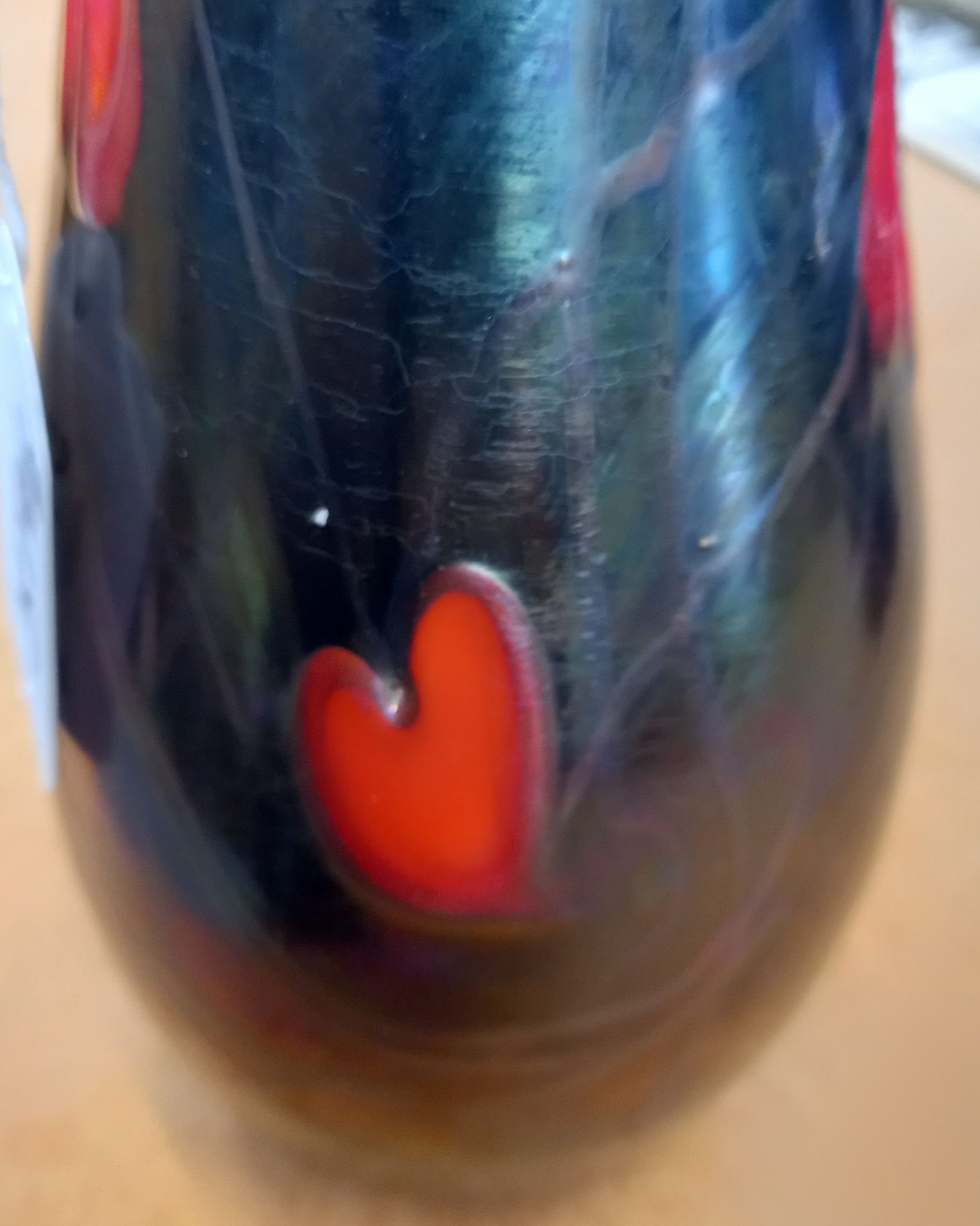 A John Ditchfield for Glasform studio glass vase of baluster form, the iridescent purple glass - Image 4 of 7