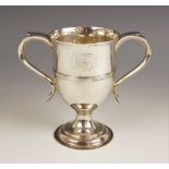 A George III twin-handled silver cup, Peter & Ann Bateman, London 1802,