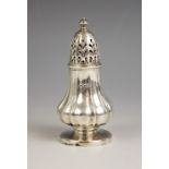 A Victorian silver pepperette, Edward, Edward junior, John & William Barnard, London 1837, of