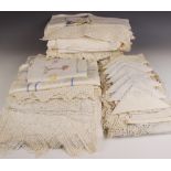 An extensive collection of table linen and white works, 19th century and later, comprising table