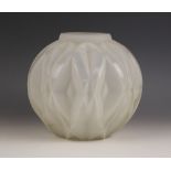 A French Art Deco "Prism" vase by Andre Hunebelle, early 20th century, of faceted globe form with