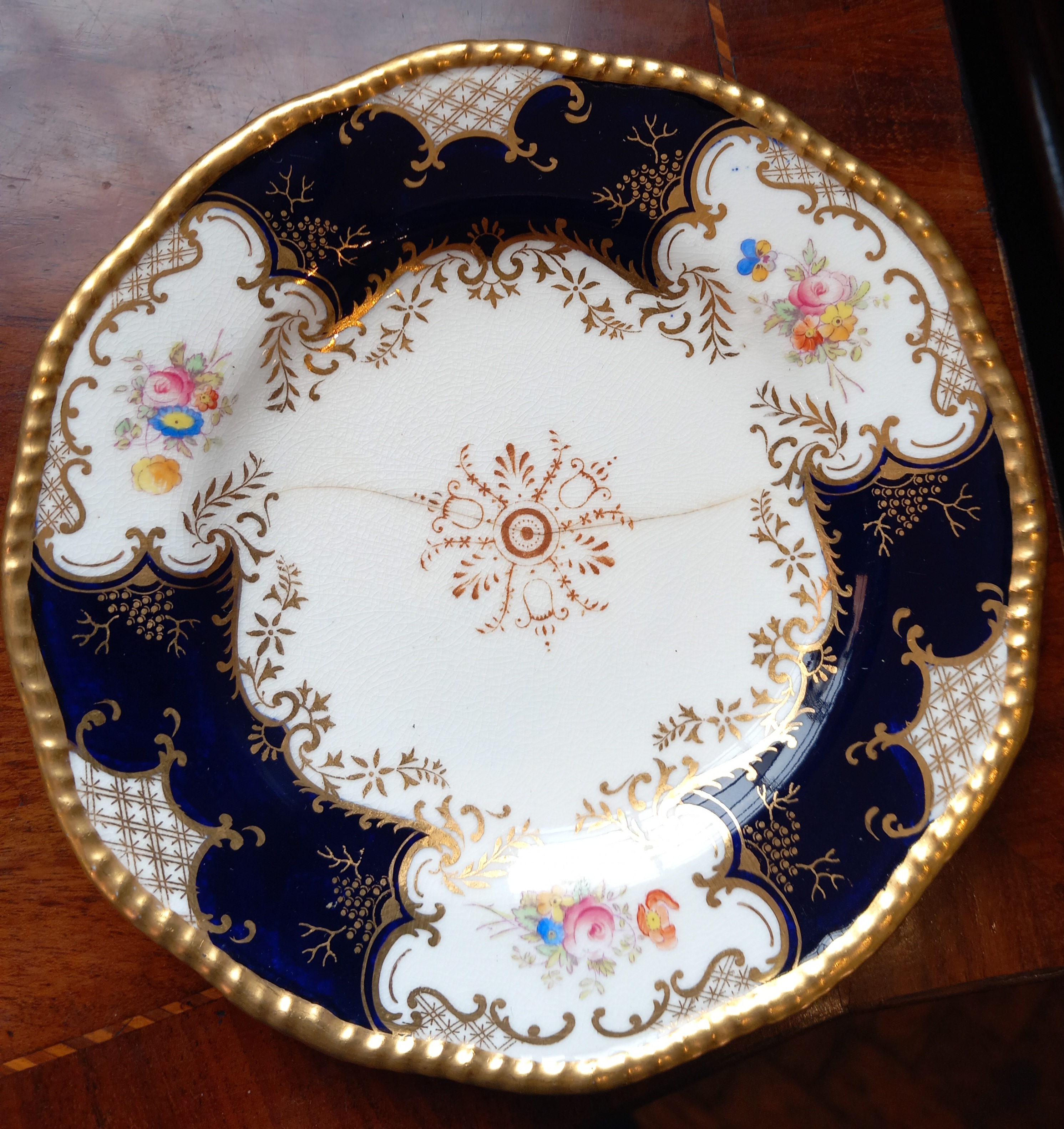 A large collection of Coalport cobalt blue batwing decorated tea and coffee wares, comprising: two - Image 6 of 9