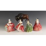 Four Royal Doulton figures, comprising: HN1901 "Penelope", HN1962 "Genevieve", HN2229 "Southern