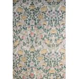 Three lengths of William Morris "Bird And Rose" fabric by Arthur Sanderson & Sons Ltd, approximate