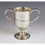A George III silver twin-handled cup, Peter & Ann Bateman, London 1802, of typical form with
