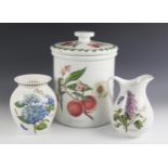 A large collection of Portmeirion wares in the "Botanic Garden" pattern, to include: two teapots and