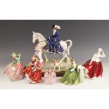 A Coalport limited edition "Flower for my Lady" figural group, designed by Sue McGarrigle and