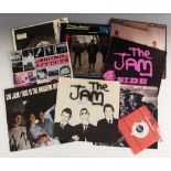 A collection of seven LPs by The Jam, comprising: IN THE CITY, THIS IS THE MODERN WORLD, ALL MOD