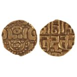 Indian Gahadavalas, Govindachandra and successors (1114-1193 A.D) pale gold stater, four armed