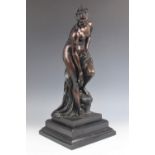 After Christophe-Gabriel Allegrain (French, 1710-1795), "Venus After The Bath", a patinated bronze