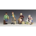 Four Royal Doulton limited edition figures, comprising: HN3203 "The Girl Evacuee",