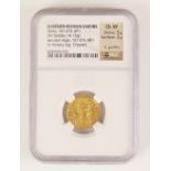 Zeno, AD 474-491 EASTERN ROMAN EMPIRE AV Solidus NGC Grade: Ch XF Strike: 5/5 Surface: 2/5 Pedigree: