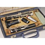 A Boosey & Hawkes Emperor clarinet, serial number 542325, in fitted case