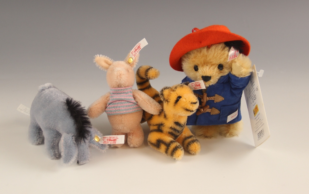 A boxed limited edition Steiff "Winnie The Pooh Miniature Set", comprising Eeyore, Piglet and - Image 2 of 2