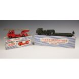 A boxed French Dinky Supertoys, 'Tracteur berliet avec semi-remorque porte-char', model 890, with