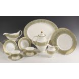 A Royal Doulton 'Renaissance' part tea, coffee and dinner service, to include; coffee pot, milk jug,