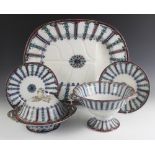 A Victorian 'Eupatoria' dinner service, to include; graduated meat plates, tureens, serving bowl,