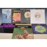 A collection of prog, rock and pop LP records by various artists, to include Queen (A DAY AT THE