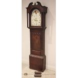 A late George III mahogany cased eight day longcase clock signed R Fletcher, Chester, early 19th