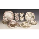 A selection of tea wares, to include an Allertons Ltd part tea service, comprising: five teacups,