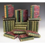 DECORATIVE BINDINGS: A collection of literary works comprising: the works of Thackeray (William M.),