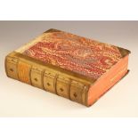 Fuller (Thomas), THE HISTORY OF WORTHIES OF ENGLAND, ¾ leather, marbled boards, red block, marbled