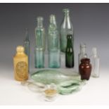 A collection of vintage bottles, 19th century and later, to include a Codd neck bottle for Price &