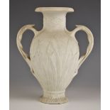 A Parian ware 'Well Spring Vase' designed by Richard Redgrave (1804-1888), of ovoid form with