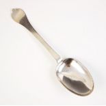 A late 17th century silver trefid pattern tablespoon, John Ladyman, London 1697, with initial