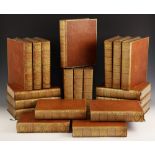 DECORATIVE BINDINGS: ENCYCLOPAEDIA BRITANNICA, sixth edition, 20 vols, full leather, gilt edged