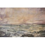 English school (early 20th century), An extensive seascape of large proportions, Oil on canvas,