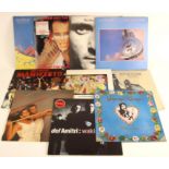 A collection of over fifty pop & rock vinyl LPs, mainly from the 1980s, to include Roxy Music,