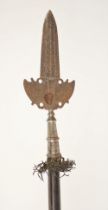 A French Louis XIV Officer’s Spontoon or Partisan, late 17th/early 18th century, the head formed
