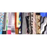 A collection of silk scarves to include examples by Liberty, Jaeger, Lanvin, Tiktiner, Pierre