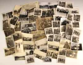 WORLD WAR II INTEREST: A collection of over fifty photographs and photocards depicting German