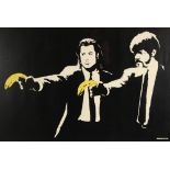 Banksy (contemporary British), 'Pulp Fiction', Limited edition screen print on wove paper, Published