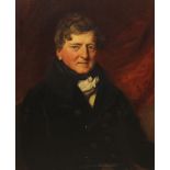 Attributed to John Northcote RA (1746-1831), Portrait of a gentleman, half length seated, wearing