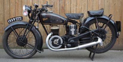 A 1939 Velocette 250cc GTP twin port two stroke, registration number 840 FUF, frame number