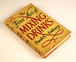 Embury (David A.), THE FINE ART OF MIXING DRINKS, second edition, orange cloth boards, unclipped DJ,