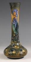 A Moorcroft vase, 20th century, in the 'Pheonix' pattern, designed by Rachel Bishop, impressed