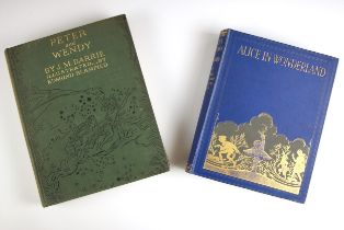 Barrie (J.M.), PETER & WENDY, first thus, illustrated by Edmund Blampied, embossed illustrated green