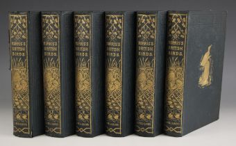 Morris (Rev F.O.), A HISTORY OF BRITISH BIRDS, second edition, 6 vols, gilt embossed illustration to