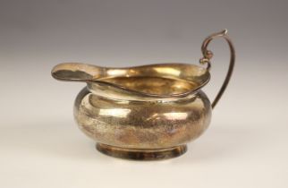 A late 19th century silver milk jug, William Aitken,