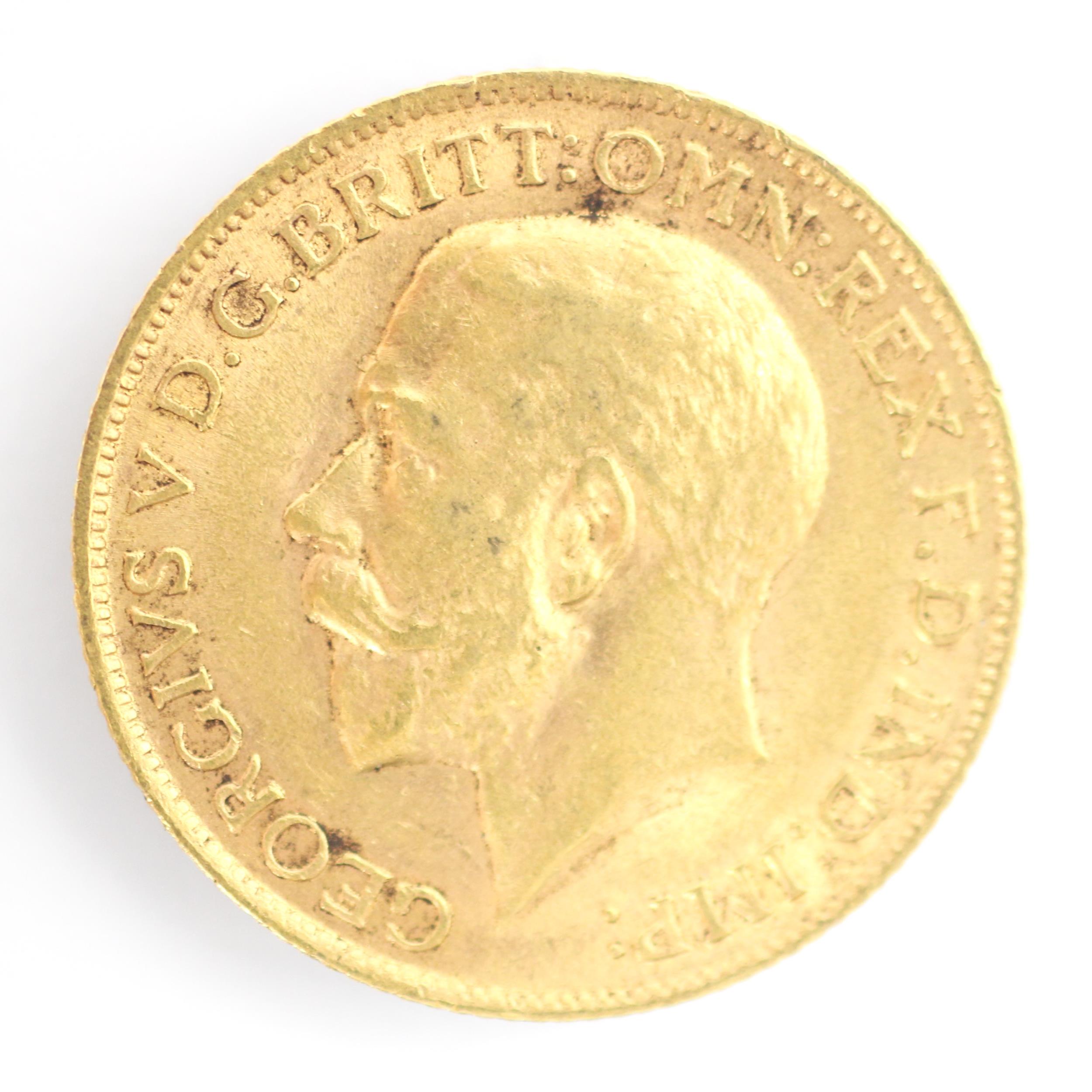 A George V full sovereign, dated 1912, 8gms - Image 2 of 2