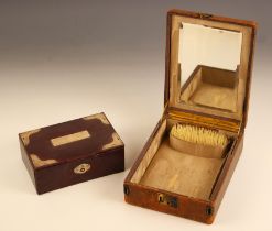 A George V silver mounted dressing table box, Asprey and Co Ltd, London 1915,