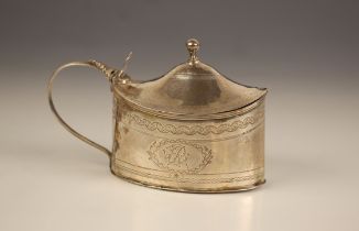 A George III silver wet mustard, possibly John Pritchard, London 1800,