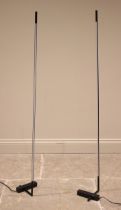 A pair of Heals of London floor standing LED Saber lamps, 140cm high (2) Lighting lots are sold as